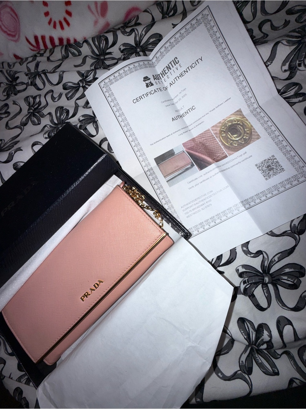 PRADA SAFFIANO LEATHER WALLET
